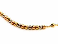 Collier Maille boule Or jaune