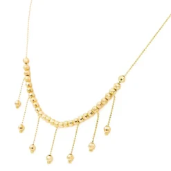 Collier Maille boule Or jaune