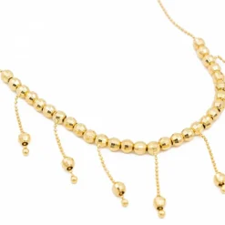 Collier Maille boule Or jaune