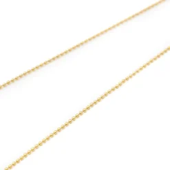 Collier Maille boule Or jaune