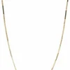 Collier maille bâton Or jaune
