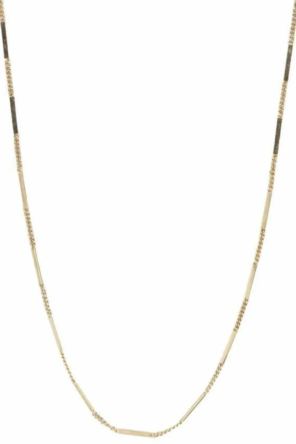 Collier maille bâton Or jaune