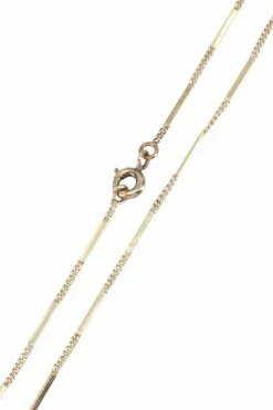Collier maille bâton Or jaune