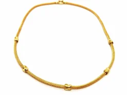 Collier Maille câble Or jaune