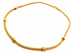 Collier Maille câble Or jaune