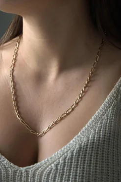 Collier maille cheval Or jaune