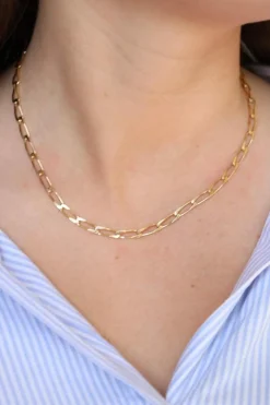 Collier Maille cheval Or jaune