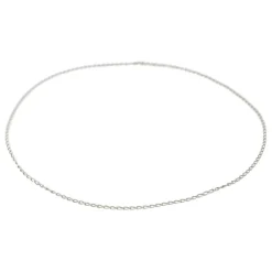Collier Maille cheval Or blanc