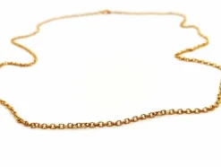 Collier Maille ciselée Or jaune