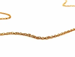 Collier Maille ciselée Or jaune