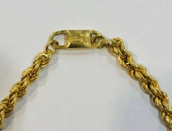 Collier maille corde 