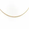 Collier Maille corde Or jaune