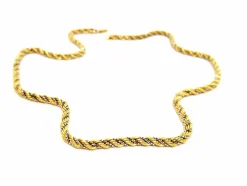 Collier Maille corde Or jaune