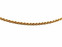 Collier Maille corde Or jaune