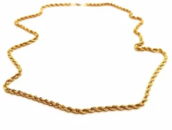 Collier Maille corde Or jaune