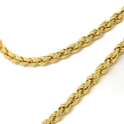 Collier Maille corde Or jaune