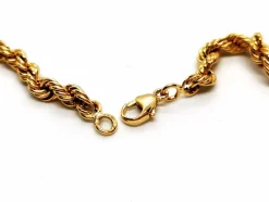 Collier Maille corde Or jaune