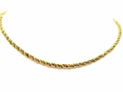 Collier Maille corde Or jaune