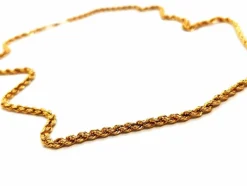 Collier Maille corde Or jaune
