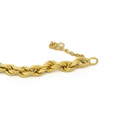 Collier Maille corde Or jaune