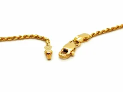 Collier Maille corde Or jaune