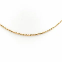 Collier Maille corde Or jaune