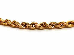 Collier Maille corde Or jaune