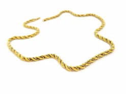 Collier Maille corde Or jaune