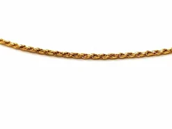 Collier Maille corde Or jaune