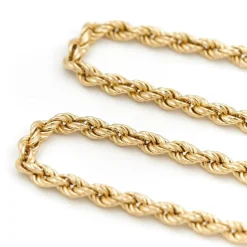 Collier Maille corde Or jaune