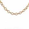 Collier maille Créole jaseron or jaune