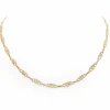 Collier Maille cœur Or jaune