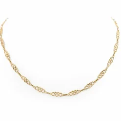 Collier Maille cœur Or jaune