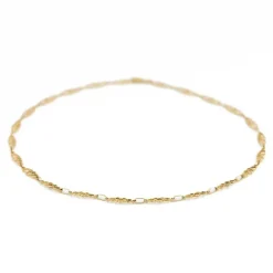 Collier Maille cœur Or jaune