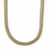 Collier maille double pop