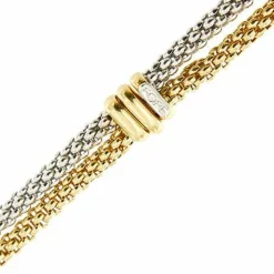 Collier maille double pop