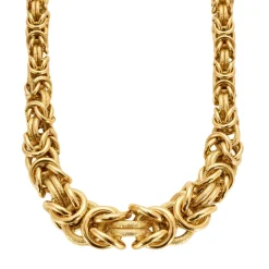 Collier maille en or jaune