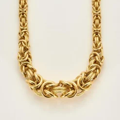 Collier maille en or jaune