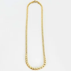 Collier maille en or jaune