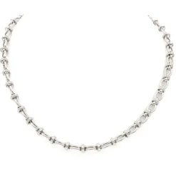 Collier Maille fantaisie Or blanc