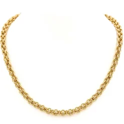 Collier Maille fantaisie Or jaune