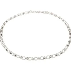 Collier Maille fantaisie Or blanc