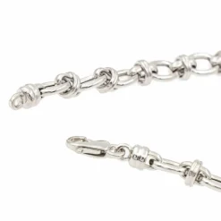 Collier Maille fantaisie Or blanc
