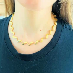 Collier maille Fantaisie Or jaune