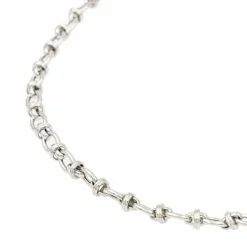 Collier Maille fantaisie Or blanc