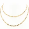 Collier Maille figaro Or jaune