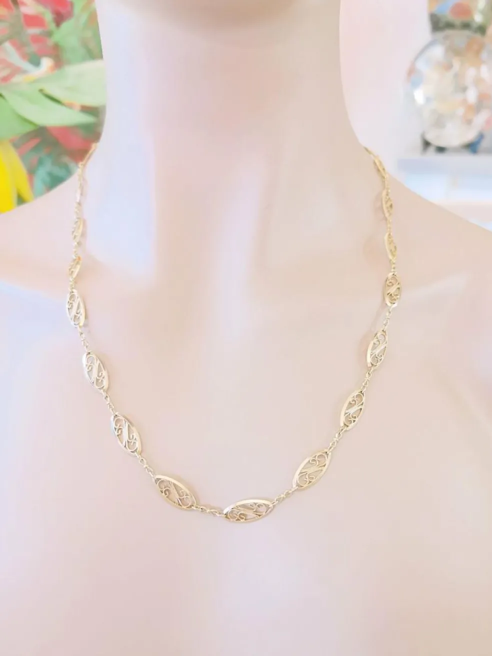 Collier maille Filigranée