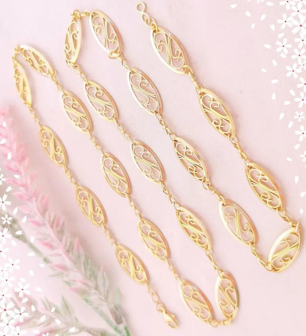 Collier maille Filigranée