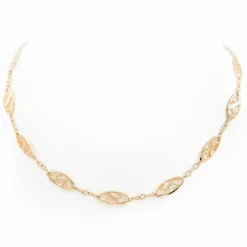 Collier Maille filigrane Or jaune
