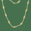 Collier maille filigrane or jaune